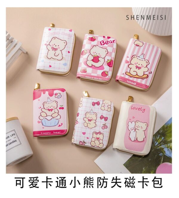 Bear Prinit Mini Wallet (P-618) - Image 2