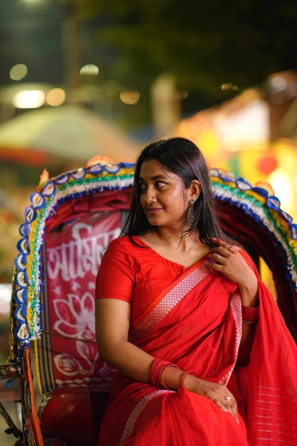 Pure cotton sari (P-850) - Image 2