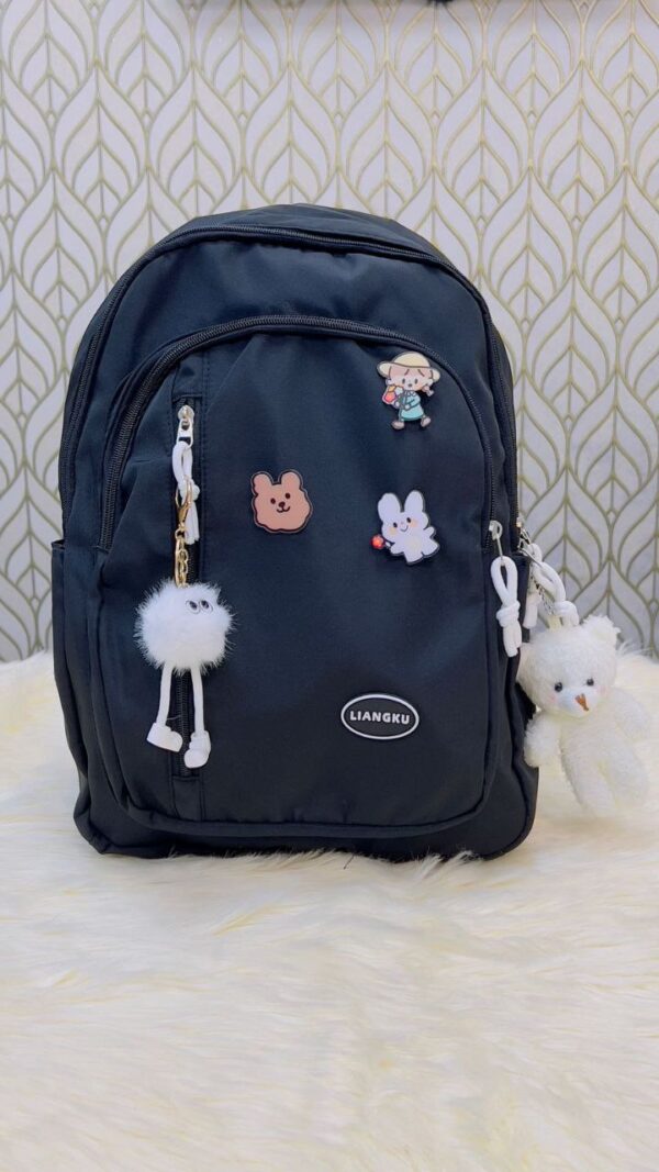 Trendy Schoolbag With Pendanrt & Doll (P-982)