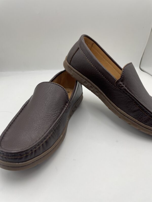 Men Leather Loafer Chocolat (P-787)
