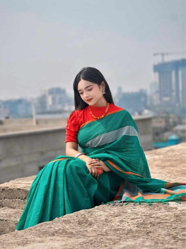 Pure Tangail Cotton Sari (P-814)