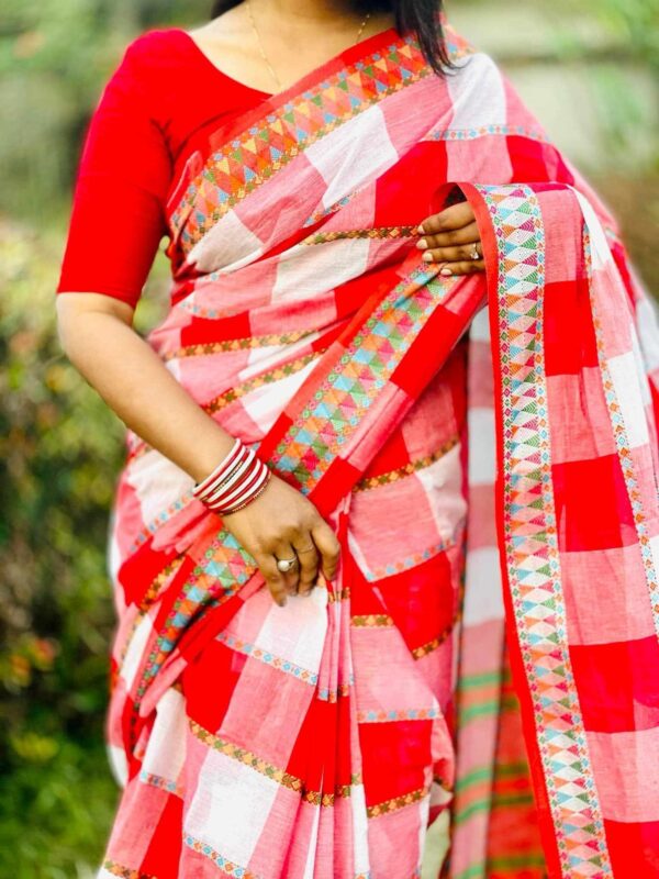 Pure Tangail Cotton Sari (P-812)