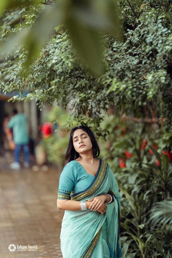 Pure Tangail Cotton Sari (P-806) - Image 2
