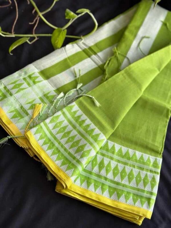 Pure Tangail Cotton Sari (P-829) - Image 2