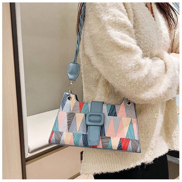 Colorful Ladies Trendy Handbag (P-483) - Image 2