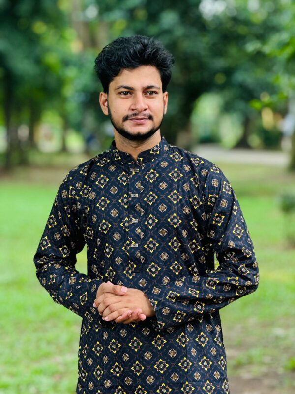 Premium Digital Printed  Panjabi   (P-713)
