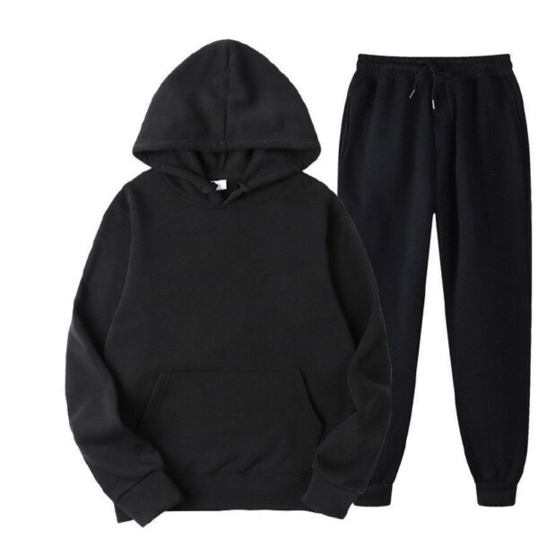 Preium Winter Drop Shoulder Unisex Hoodie Black    (P-873)