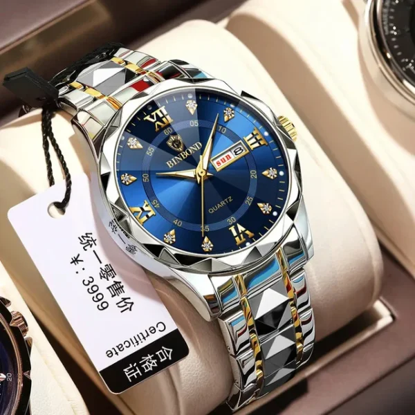 Binbond Top Brand Luxury  Watch -(Master Copy) (P-731)