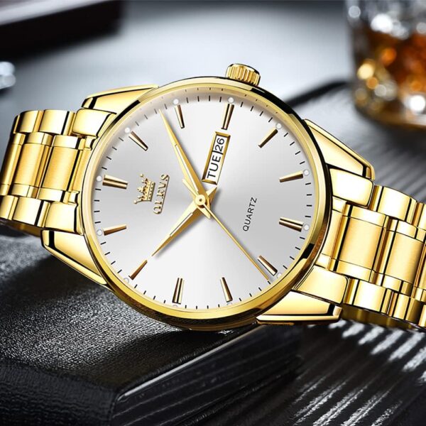 Olevs Men Business  Luxury  Watch -(Master Copy) (P-730)