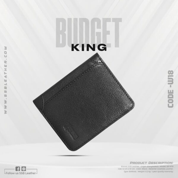 Leather Short Wallet (P-675) - Image 2
