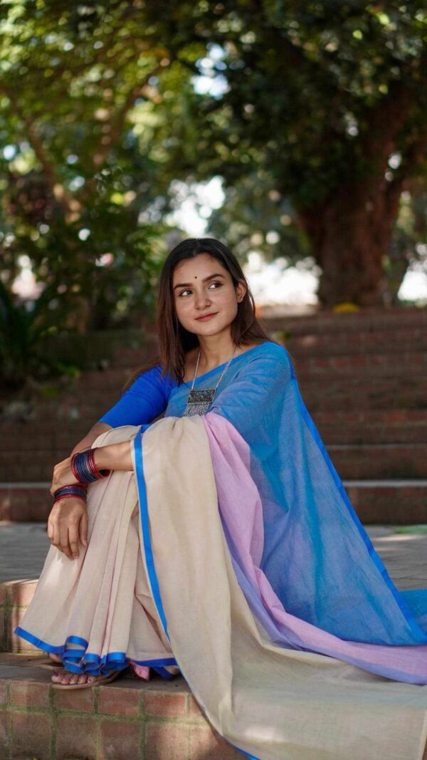 Pure Tangail Cotton Sari (P-828)
