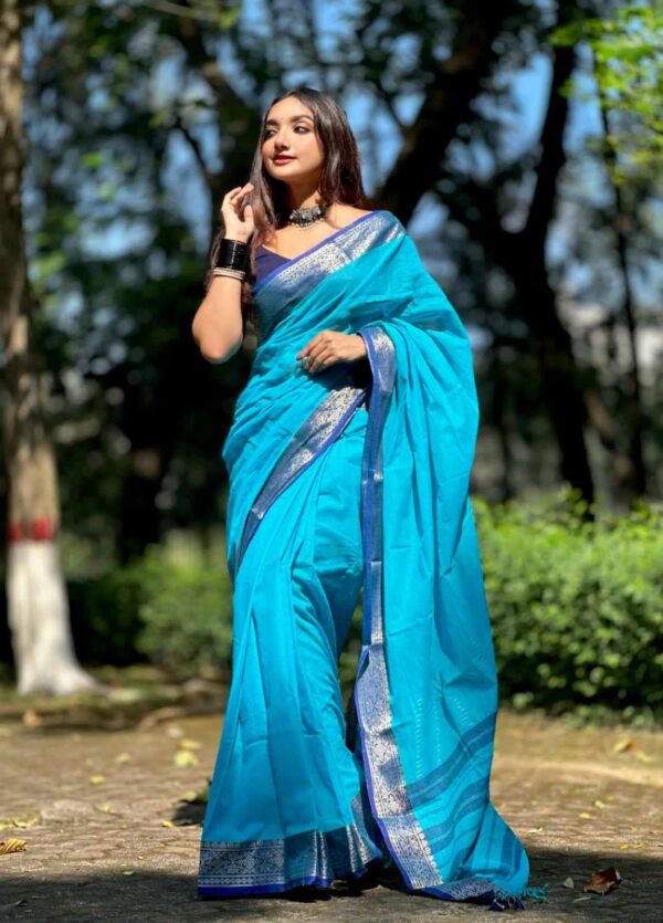 Pure Tangail Cotton Sari (P-827)