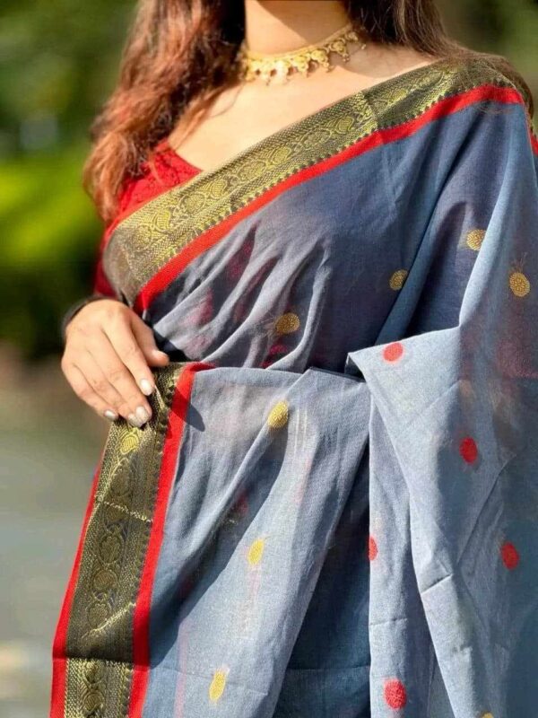 Pure Tangail Cotton Sari (P-803)