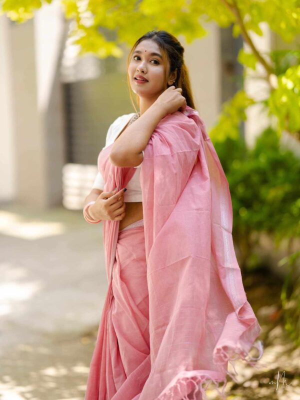 Pure Tangail cotton sari (P-831)