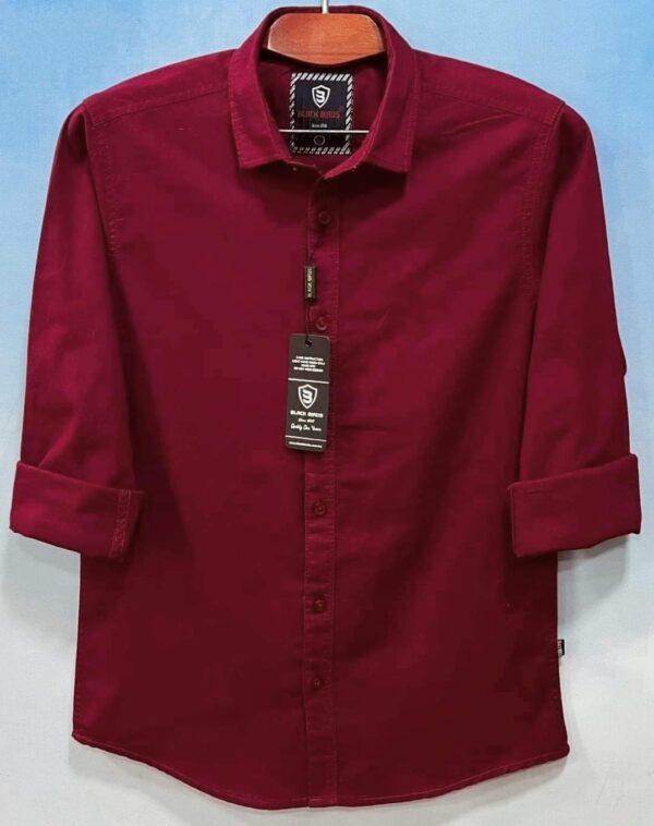 Men's Long Sleeve Solid Shirt  (P-248)
