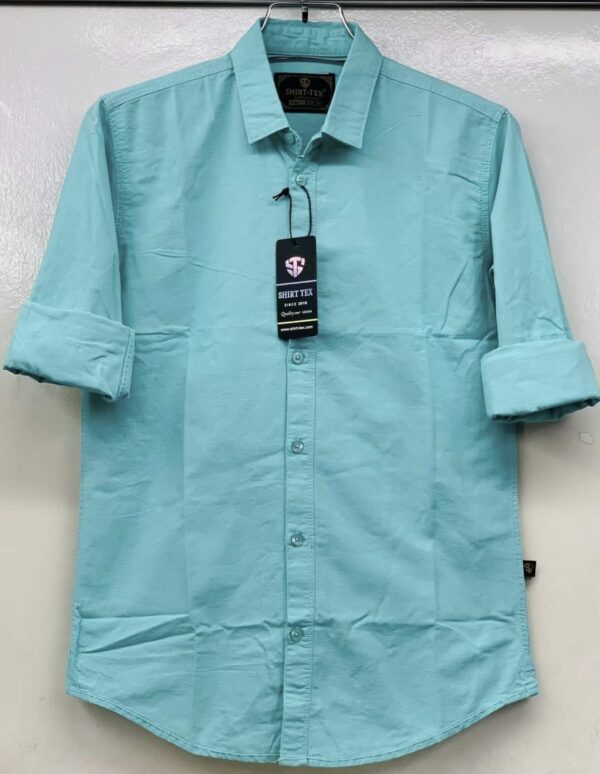 Men's Long Sleeve Solid Shirt  (P-246)