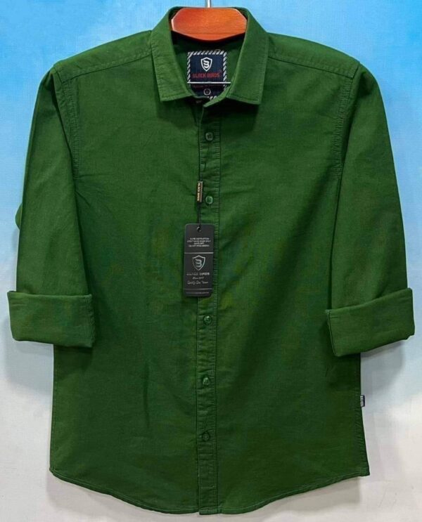 Men's Long Sleeve Solid Shirt  (P-243)