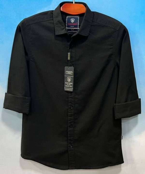 Men's Long Sleeve Solid Shirt  (P-240)