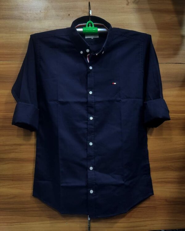 Men's Long Sleeve Solid Shirt  (P-239)
