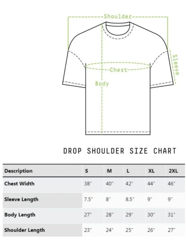 Drop Shoulder Unisex T-Shirt (P-660) - Image 2