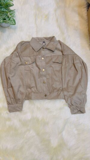 Lapel corduroy jacket (P-1065)