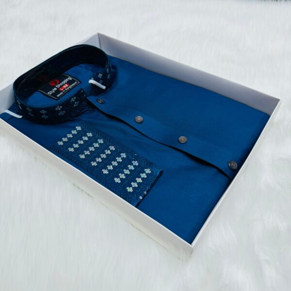 Men's Sequence Punjabi Blue (P-1070) - Image 2